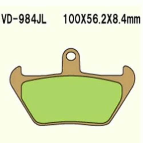 Klocki hamulcowe vesrah sintered metal vd-984jl