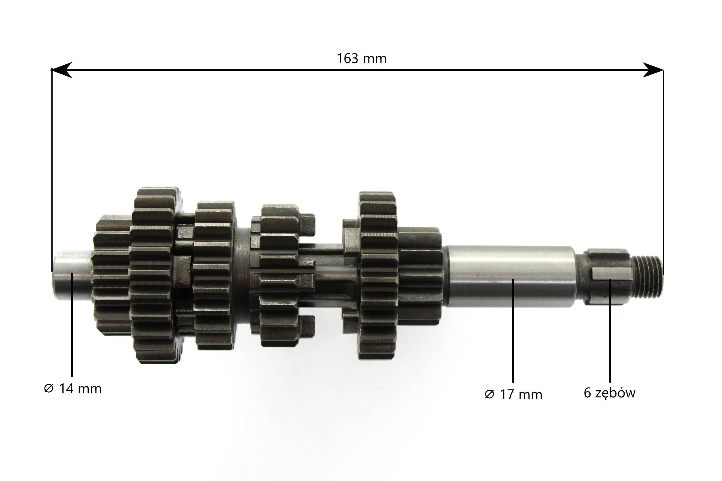 Wałek główny skrzyni biegów pierwotny power force ht1e40mb.05.01 - zdjęcie 4