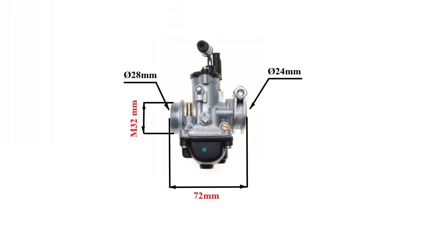 Gaźnik minarelli am6 17,5 mm na metalowy króciec ssanie na linkę aprilia