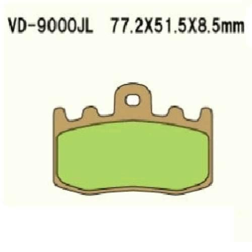 Klocki hamulcowe vesrah sintered metal vd-9000jl (fa335hh)