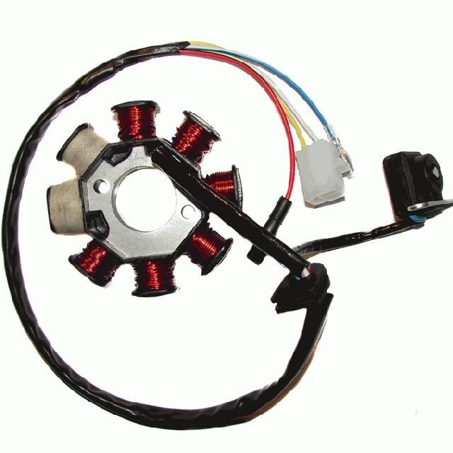 Stojan alternatora power force gy6 50cc 4t (4 przewody) gy6080004