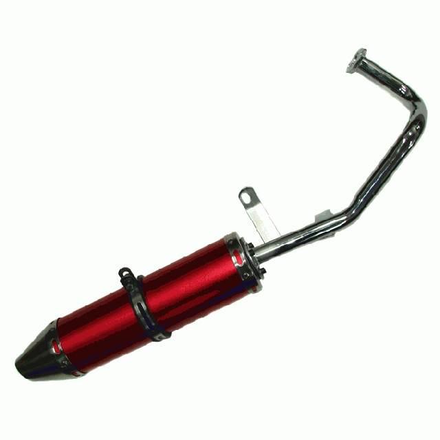 Tłumik power force tuning gy6 4t tune-ex czerwony tut000307