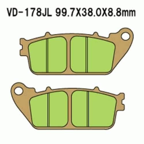 Klocki hamulcowe vesrah sintered metal vd-178jl