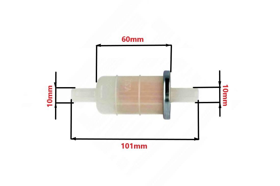 Filtr paliwa papierowy power force 10mm honda yamaha fit000001 - zdjęcie 2