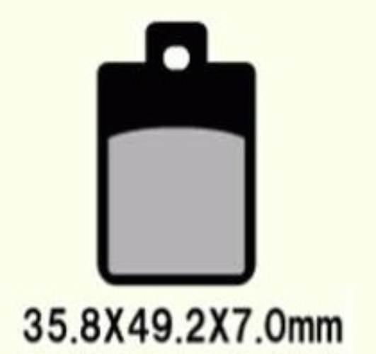 Klocki hamulcowe vapor, generic, aprilia,yamaha, gilera PF 22 510 0190 - zdjęcie 2