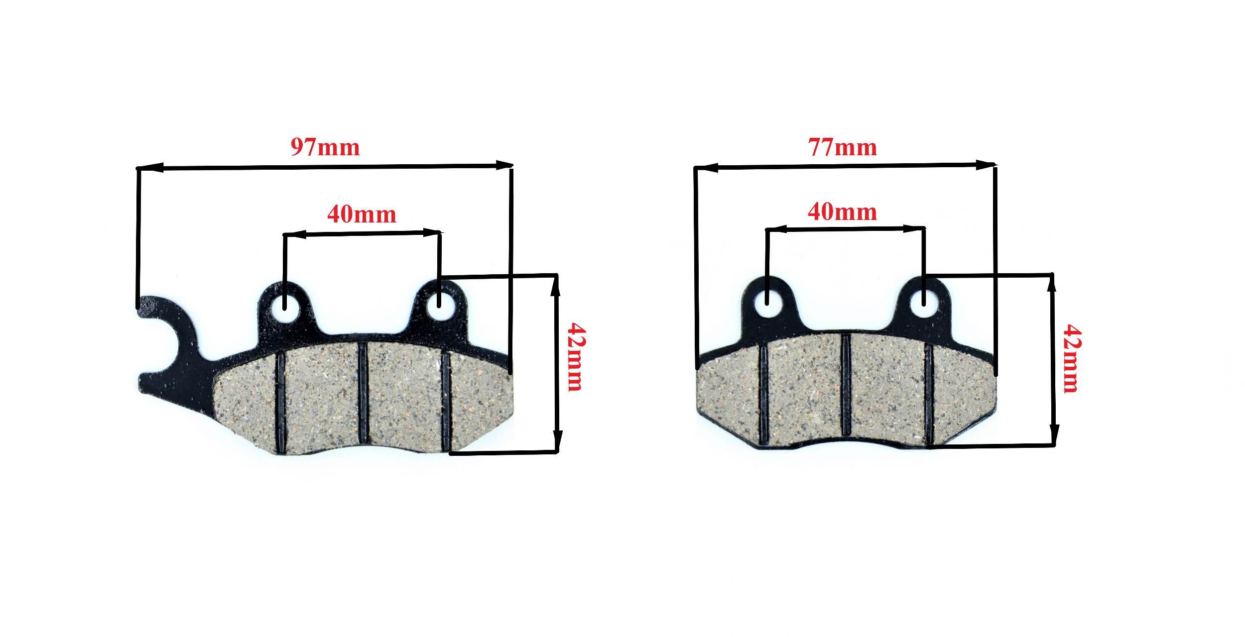 Klocki Hamulcowe Quantum Triad 125 Przód 97x42x9 7 - zdjęcie 2