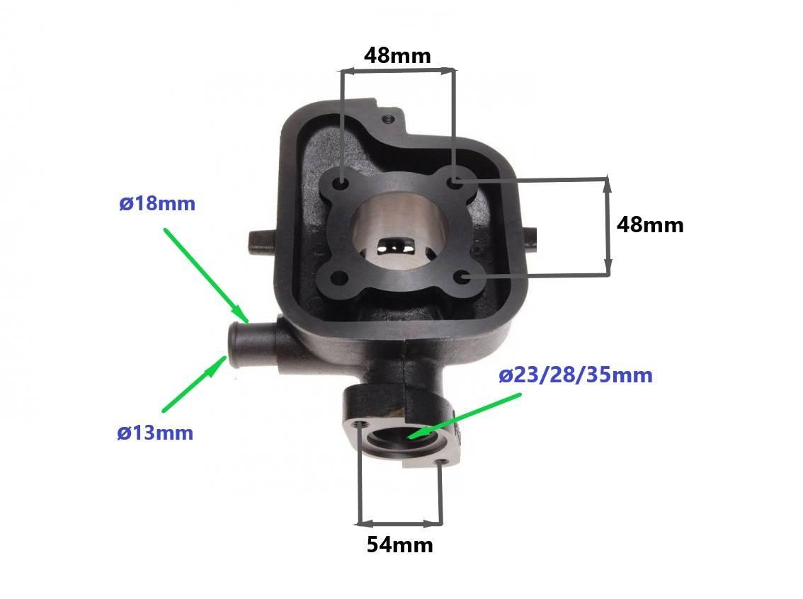 Cylinder żeliwny power force peugeot ludix jetforce 40mm 2t PF 10 008 0042
