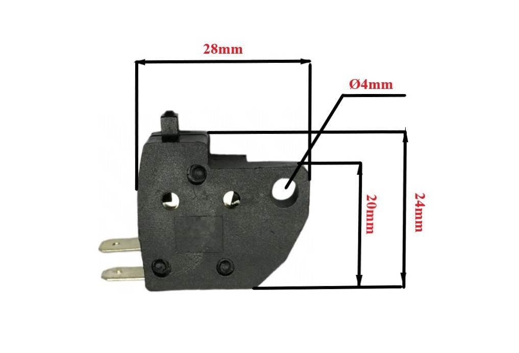 Włącznik światła stop power force płaski lewy kymco honda gy6150027 - zdjęcie 2