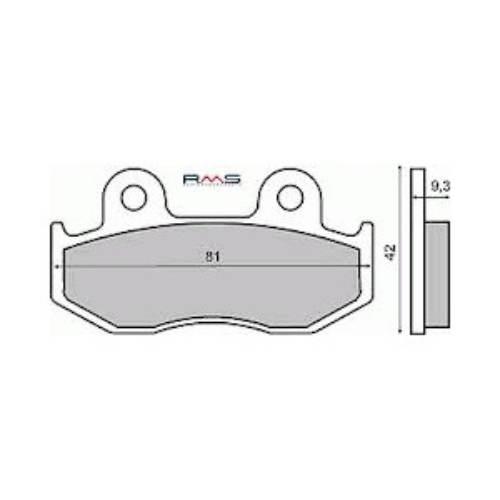 Klocki hamulcowe sh 125/150 RMS 22 510 0270