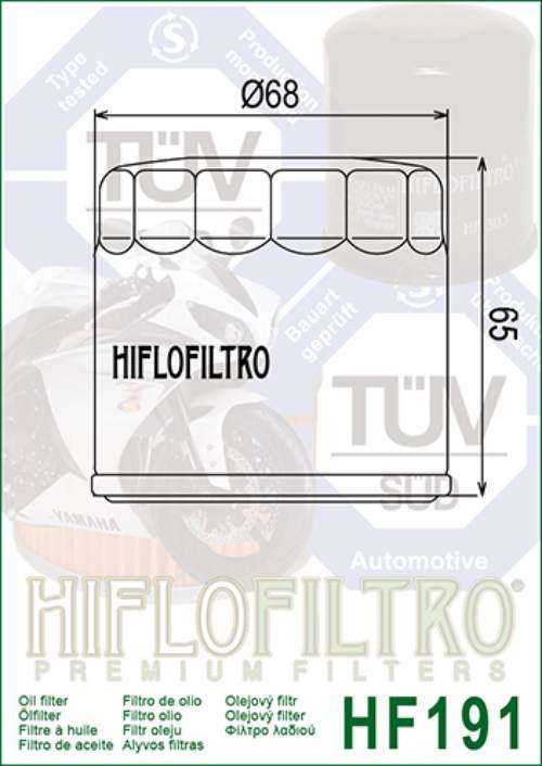 Filtr oleju hiflo hf191 triumph bonneville 800 '01-'04, daytona 955 - zdjęcie 2