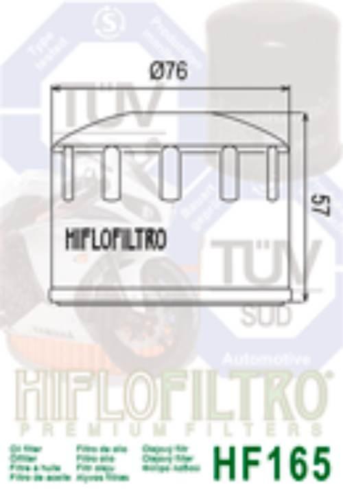 Filtr oleju hiflo hf165 165 bmw f 800 s/st 06-13 - zdjęcie 2