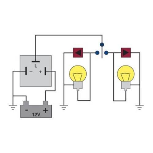 Przerywacz kierunkowskazów 12v 3 piny 8-23 w x 2 PF 24 612 0009 - zdjęcie 2