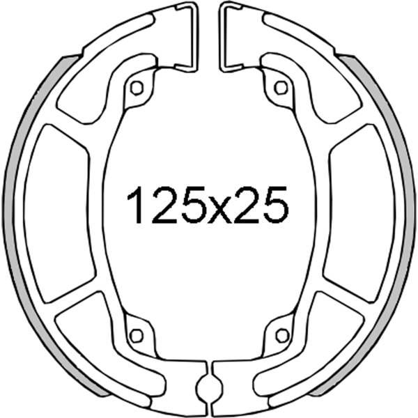 Szczeki hamulcowe honda (125) RMS 22 512 0471