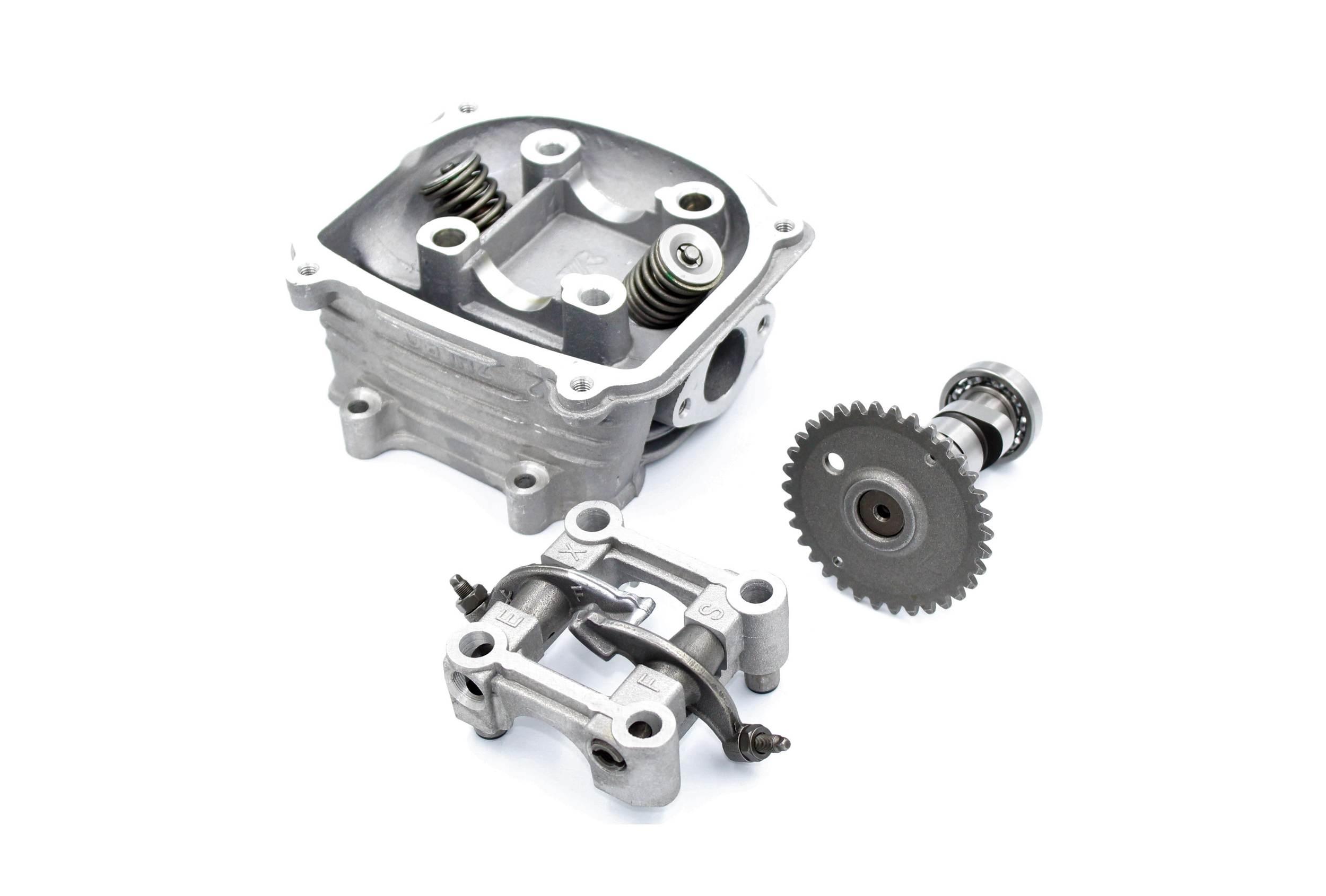 Głowica cylindra power force gy6 150cc 4t a/c 57.4mm kymco sym keeway - zdjęcie 2