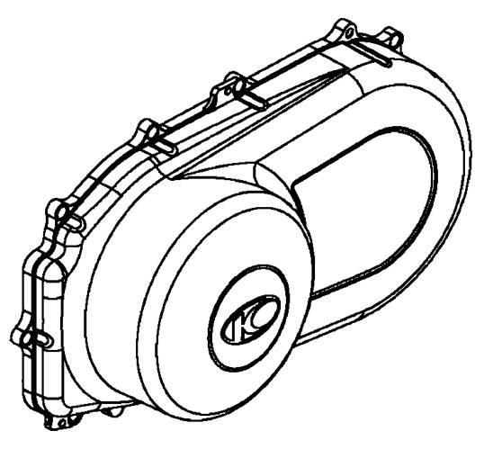 Obudowa przekładni napędowej zewnętrzna kymco 11340-LKM5-E00