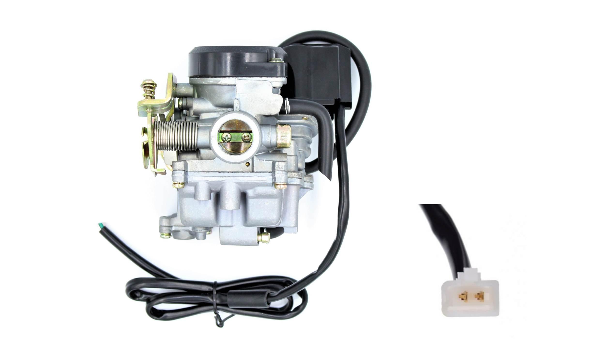 Gaźnik power force gy6 4t kun-fu 80 ccm plastikowa pokrywka PF 12 164 0039