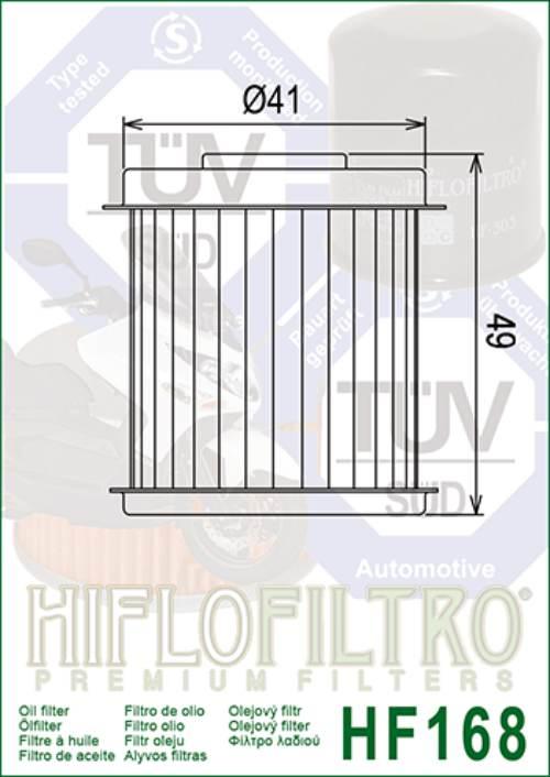 Filtr oleju hiflo hf168 daelim - zdjęcie 2