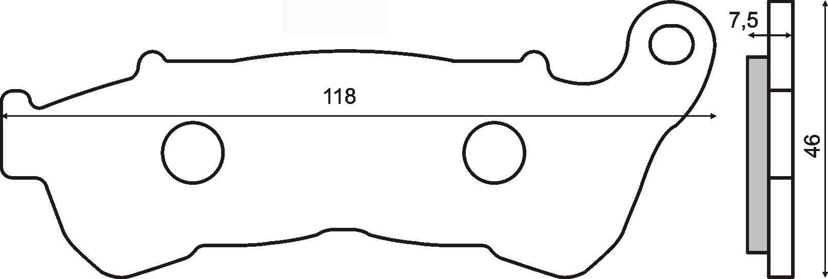 Klocki hamulcowe rms 22 510 2540