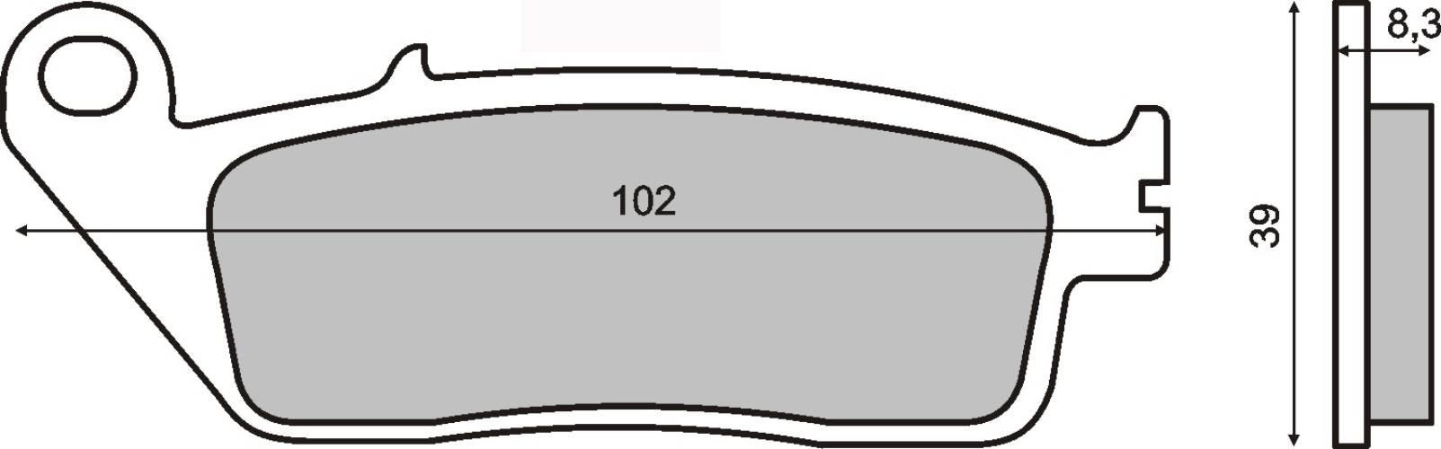 Klocki hamulcowe sintered people 125gti RMS 22 510 0873