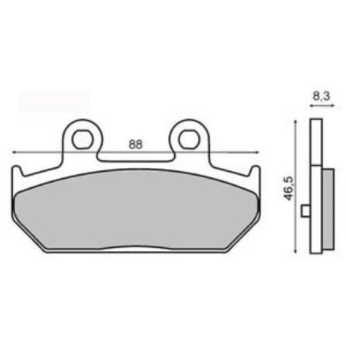 Klocki hamulcowe madison 250 RMS 22 510 1500