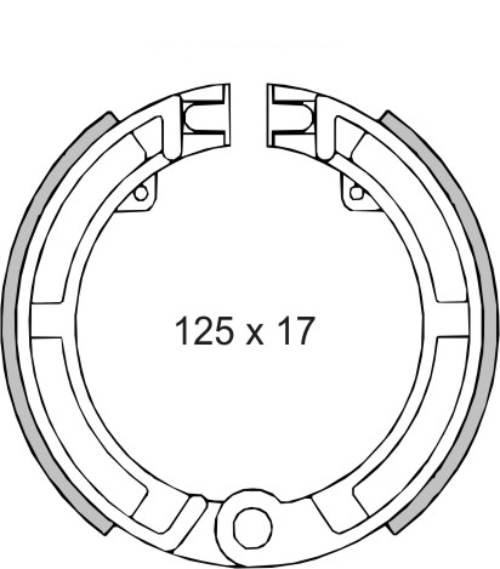 Szczęki hamulcowe piaggio RMS 22 512 0170