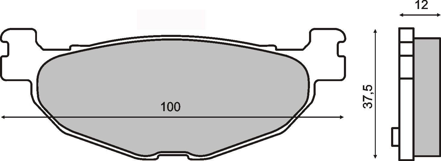 Klocki hamulcowe t-max 500 RMS 22 510 0800