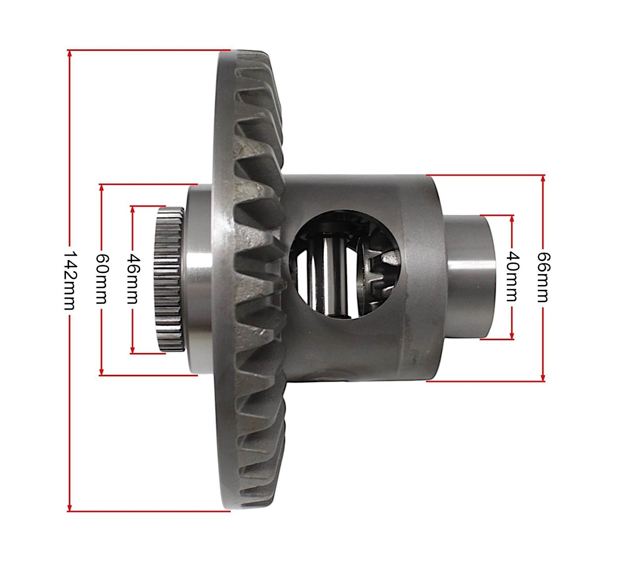 Koło zębate z mechanizmem różnicowym (3.6) kymco 42432-LEE8-810 - zdjęcie 4