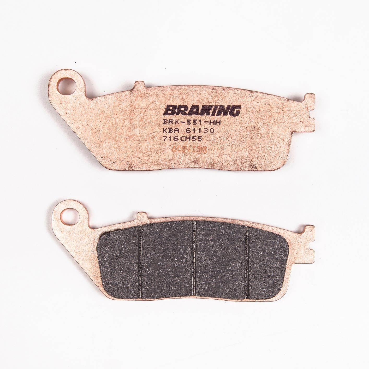 Klocki hamulcowe braking sintered 716cm55 przednie