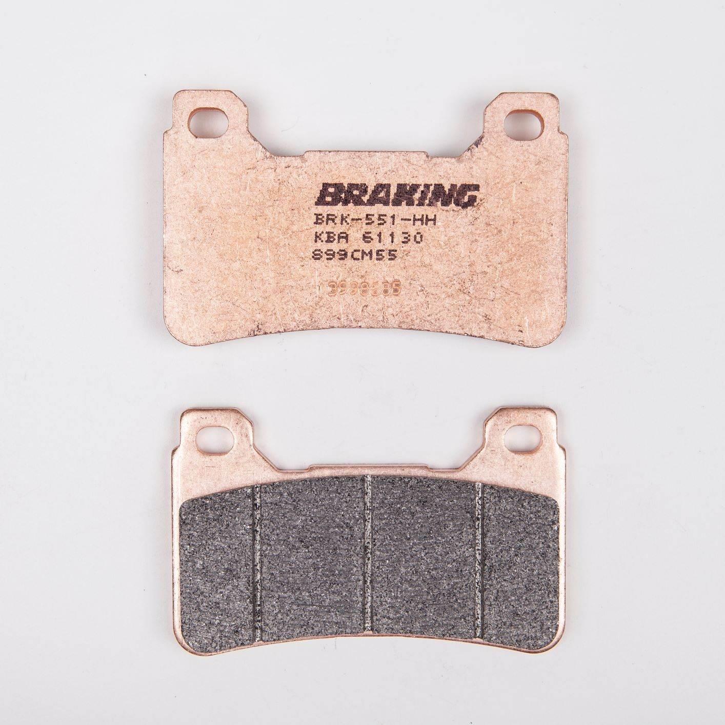 Klocki hamulcowe braking sintered 899cm55 przednie