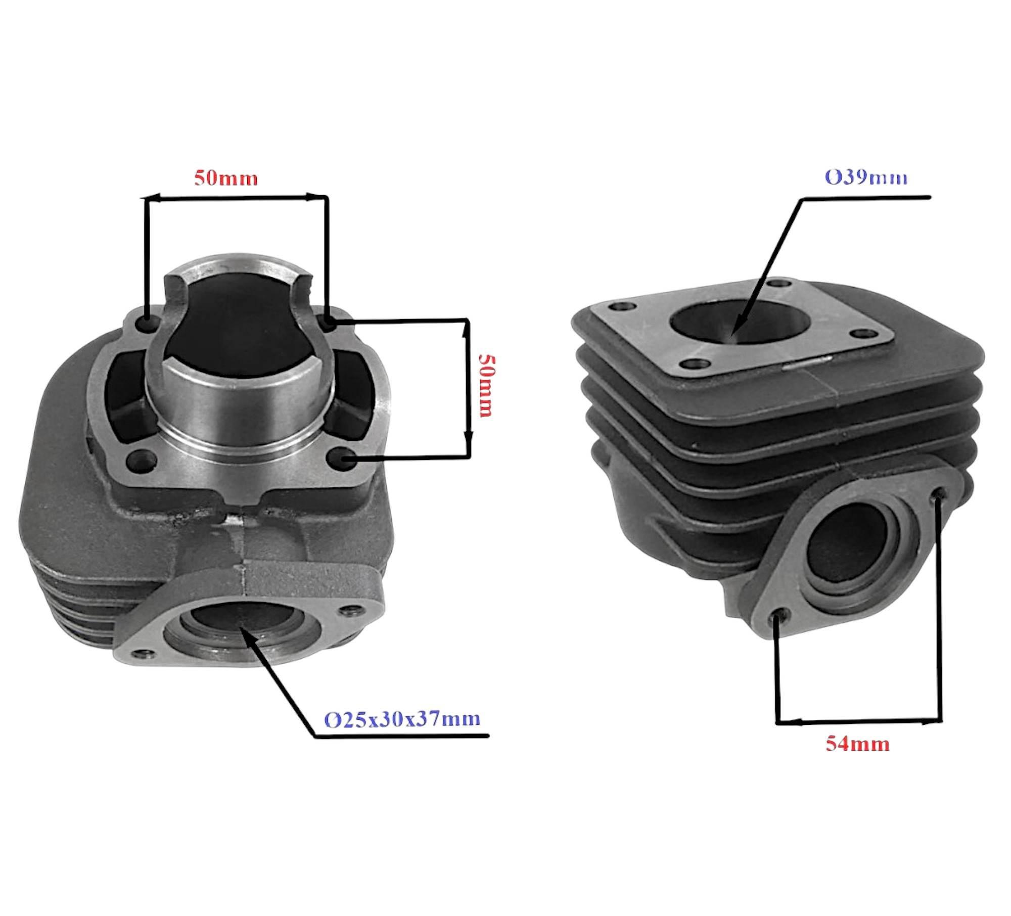 Cylinder żeliwny power force kymco agility super 8 like vitality 39mm 2t - zdjęcie 4