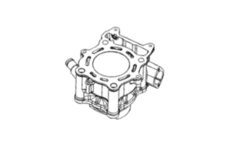Cylinder kymco dt x360 new downtown 350 12100-ACD5-E00 - zdjęcie 2