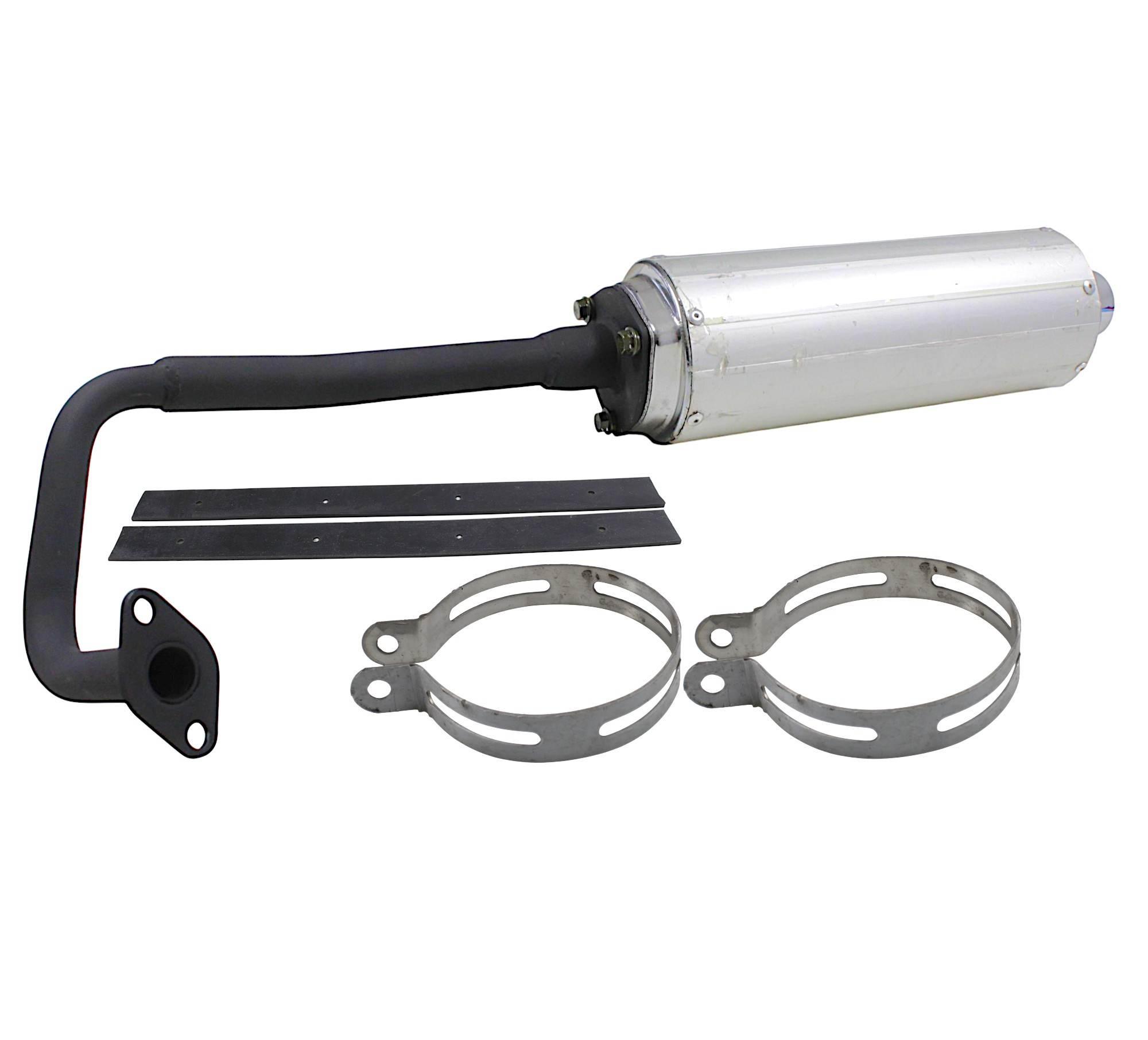 Tłumik power force gy6 4t aluminiowy 50 ccm tut000318 PF 10 075 0009 - zdjęcie 2