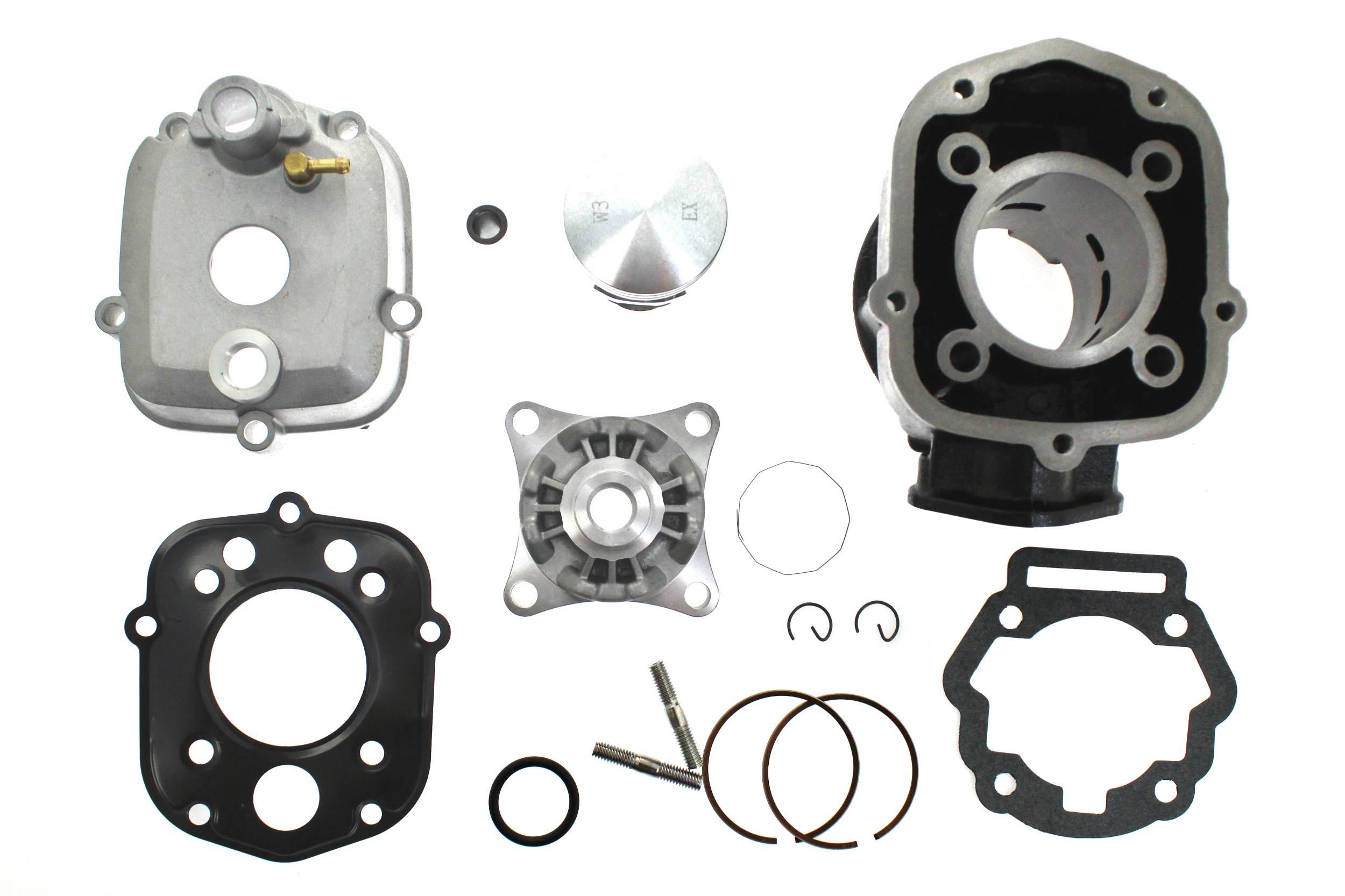 Cylinder żeliwny power force z głowicą derbi senda aprilia rs 47mm 2t - zdjęcie 2