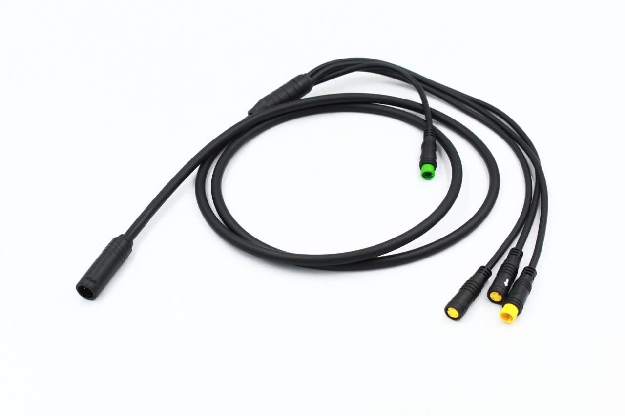 Kabel przewód e-bus bafang 1200mm 4 końcówki wyświetlacz manetka hamulce