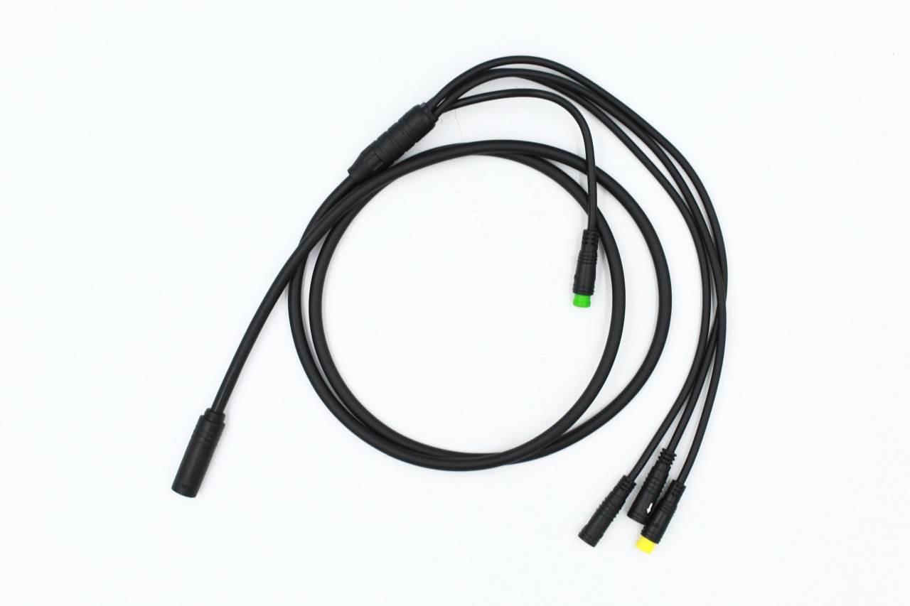 Kabel przewód e-bus bafang 1200mm 4 końcówki wyświetlacz manetka hamulce - zdjęcie 3