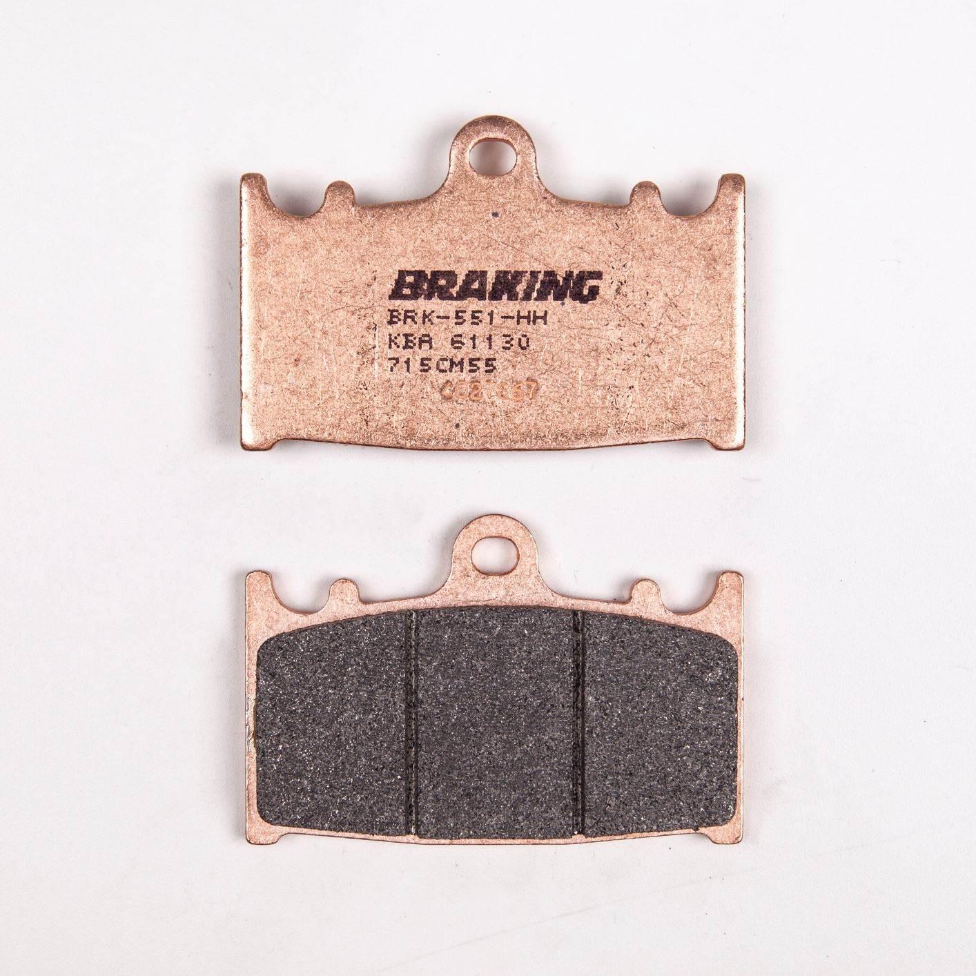 Klocki hamulcowe braking sintered 715cm55 przednie