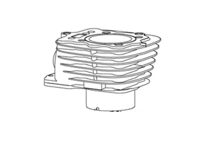 Cylinder keeway k-light 125 e4/e5 - superlight 125 e4 139013070174 - zdjęcie 2