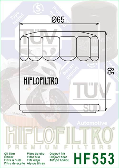 Filtr oleju hiflo hf553 benelli - zdjęcie 2