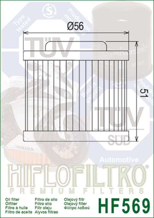 Filtr oleju hiflo hf569 mv augusta - zdjęcie 2