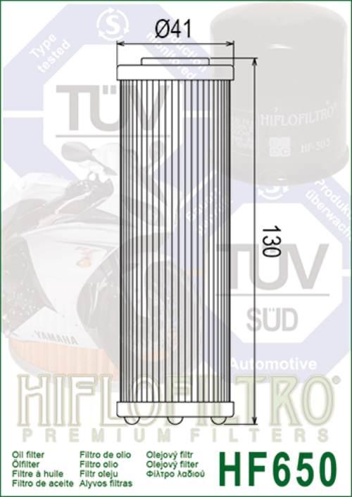 Filtr oleju hiflo hf650 ktm 950/990/1050/1190/1290, atv 450/505 - zdjęcie 2