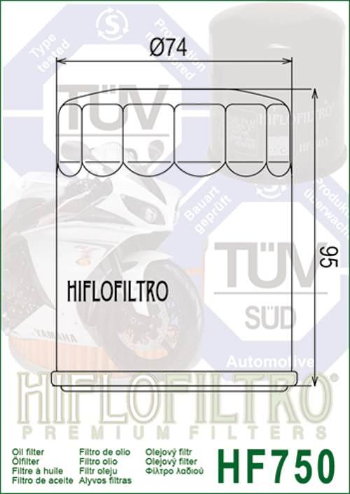Filtr oleju hf750 yamaha marine - zdjęcie 2