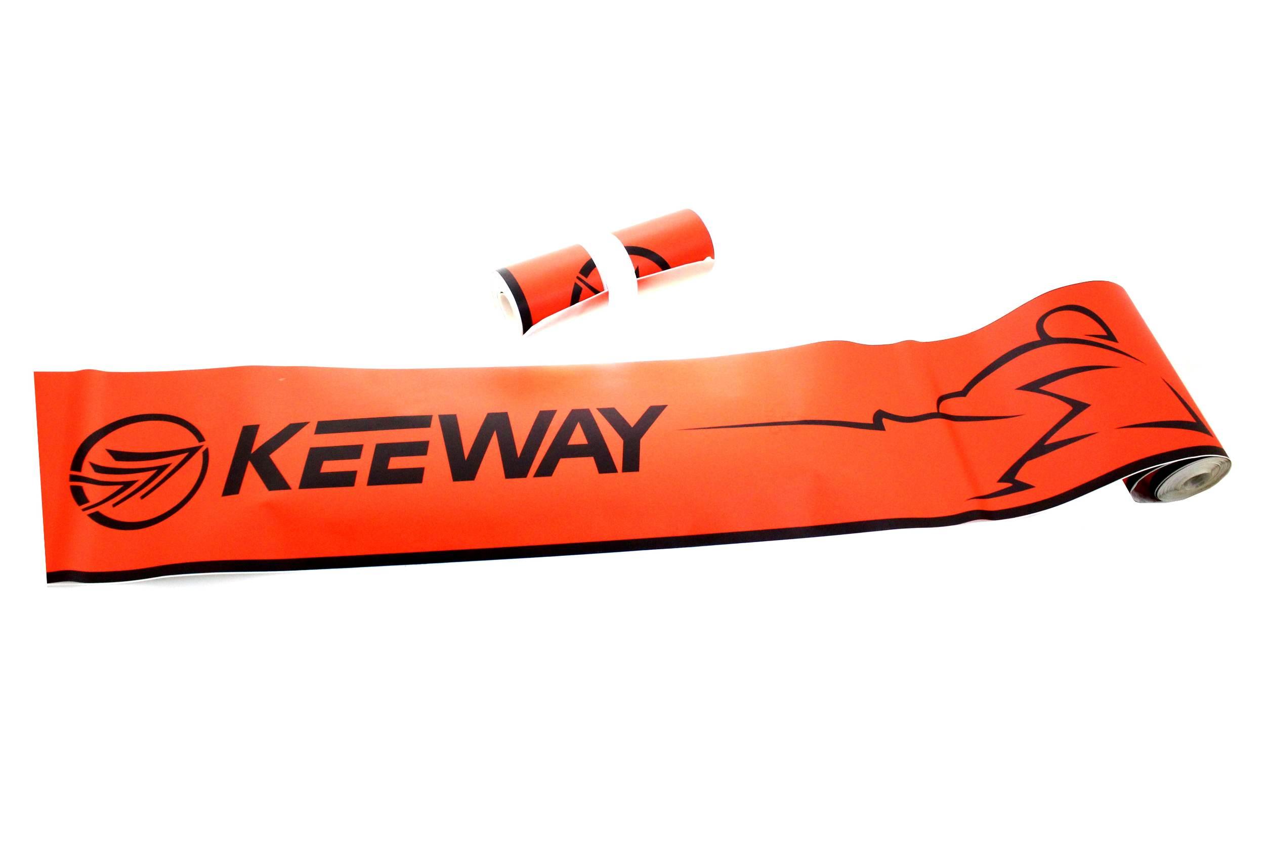 Okleina wewnętrzna - keeway logo 20x200 cm (komplet - 2 szt.) KPM170003001
