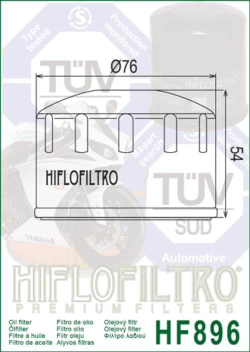 Filtr oleju hiflo hf896 ural 750 - zdjęcie 2