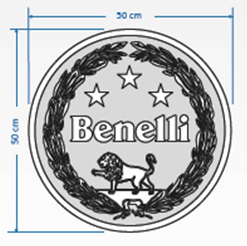 Naklejka dwustronna na szybę benelli 50x50 cm B000097048000 - zdjęcie 2