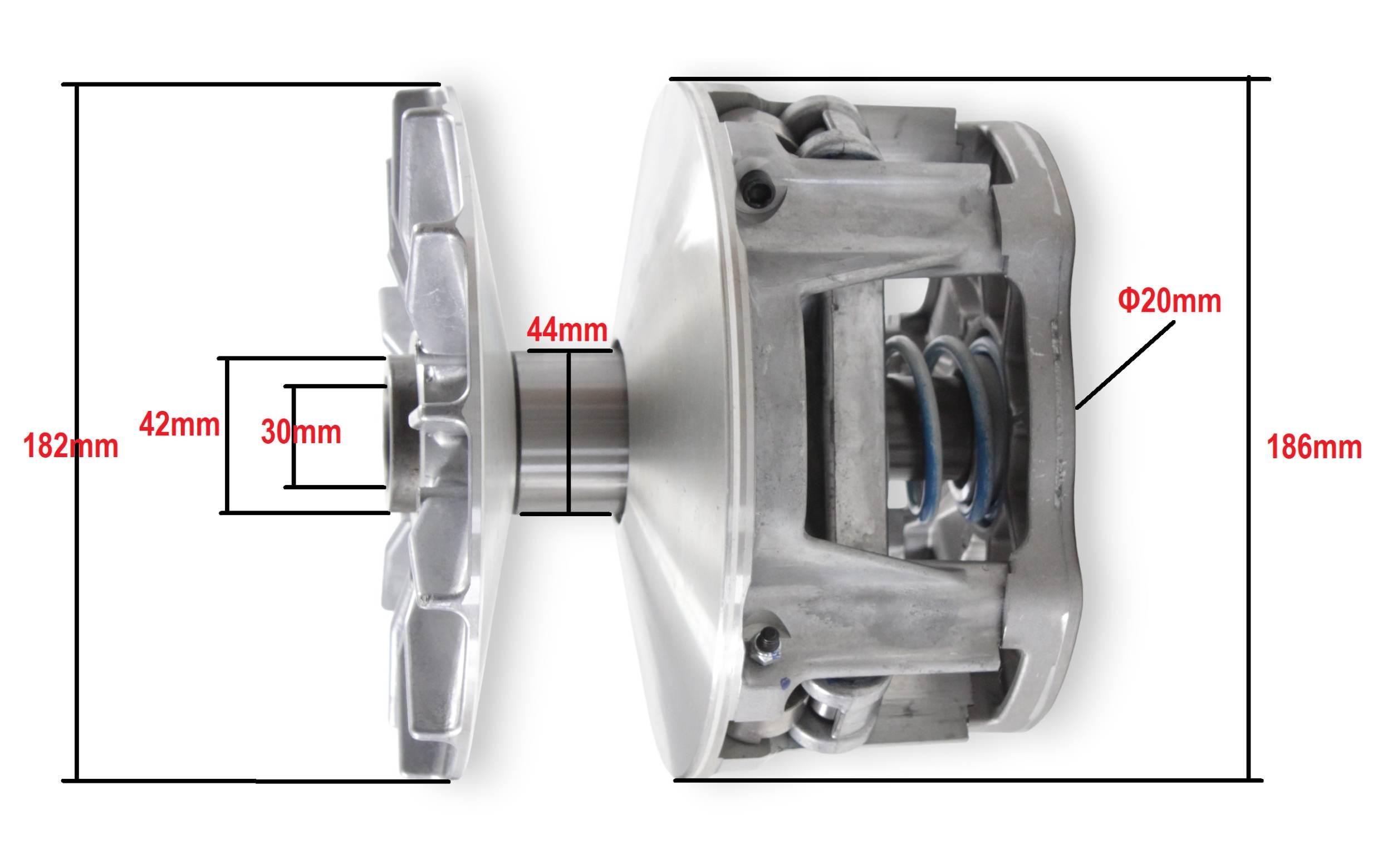 Sprzęgło napędowe wariator polaris 900 (oem 1323096) sot00016 - zdjęcie 3