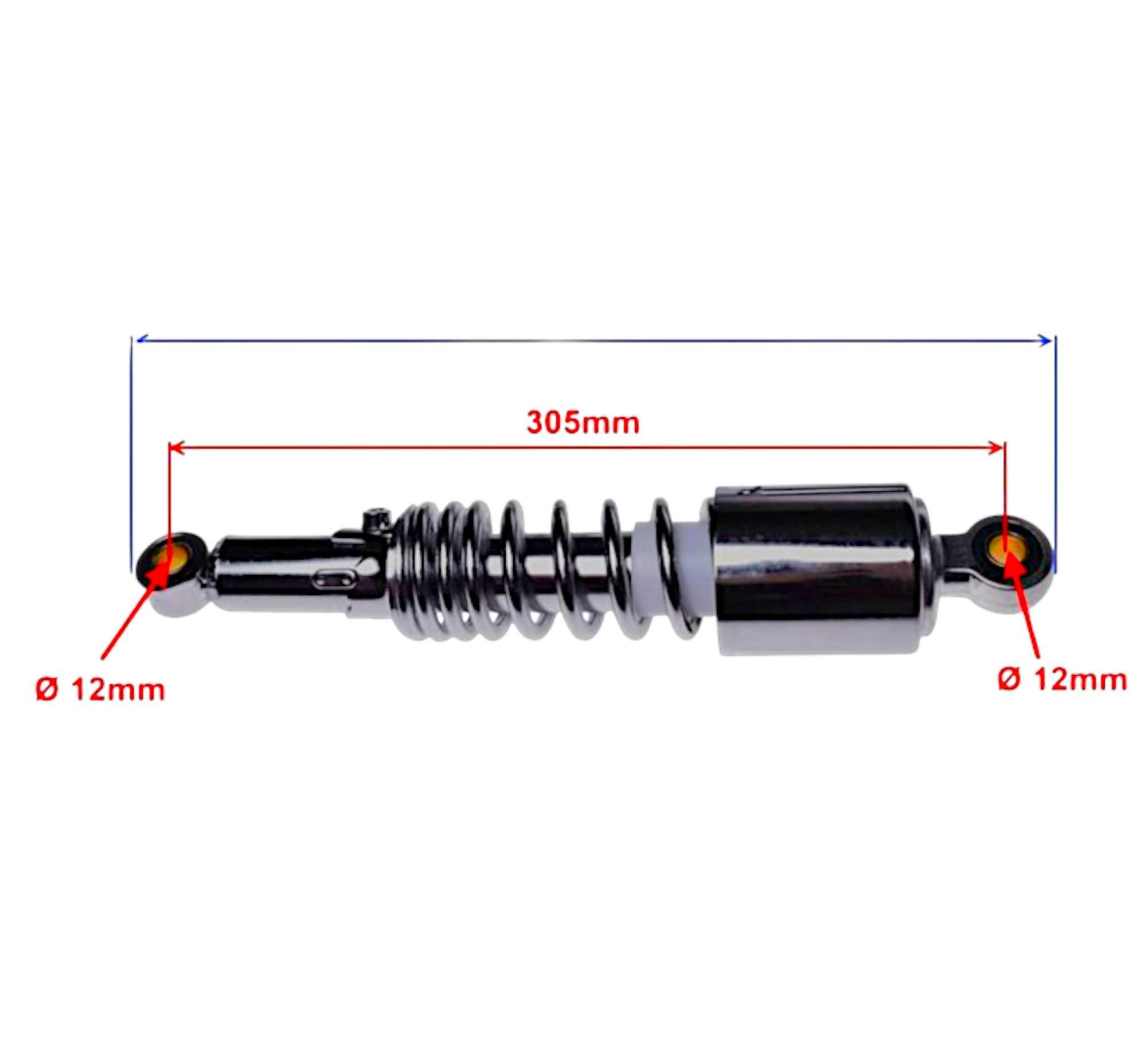 Amortyzatory tylne power force suzuki gn 125 komplet 2 szt. PF 20 455 0002 - zdjęcie 2