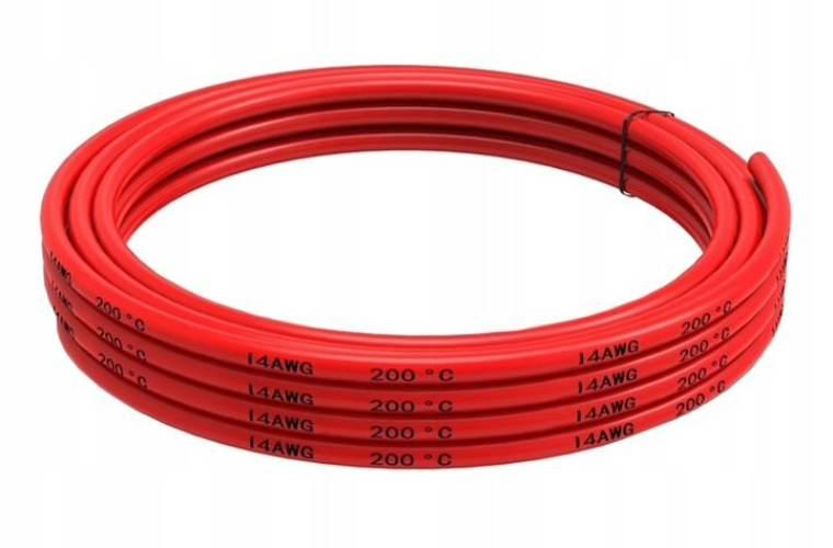 Przewód 14 awg czerwony KRF 12 030 0003