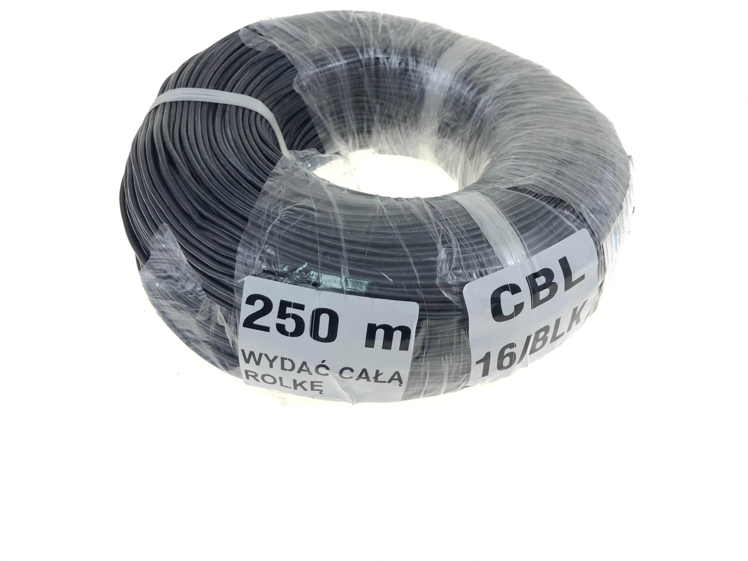 Przewód 16 awg czarny KRF 12 030 0004