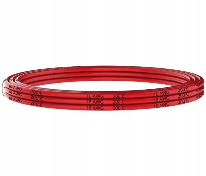 Przewód 16 awg czerwony KRF 12 030 0005