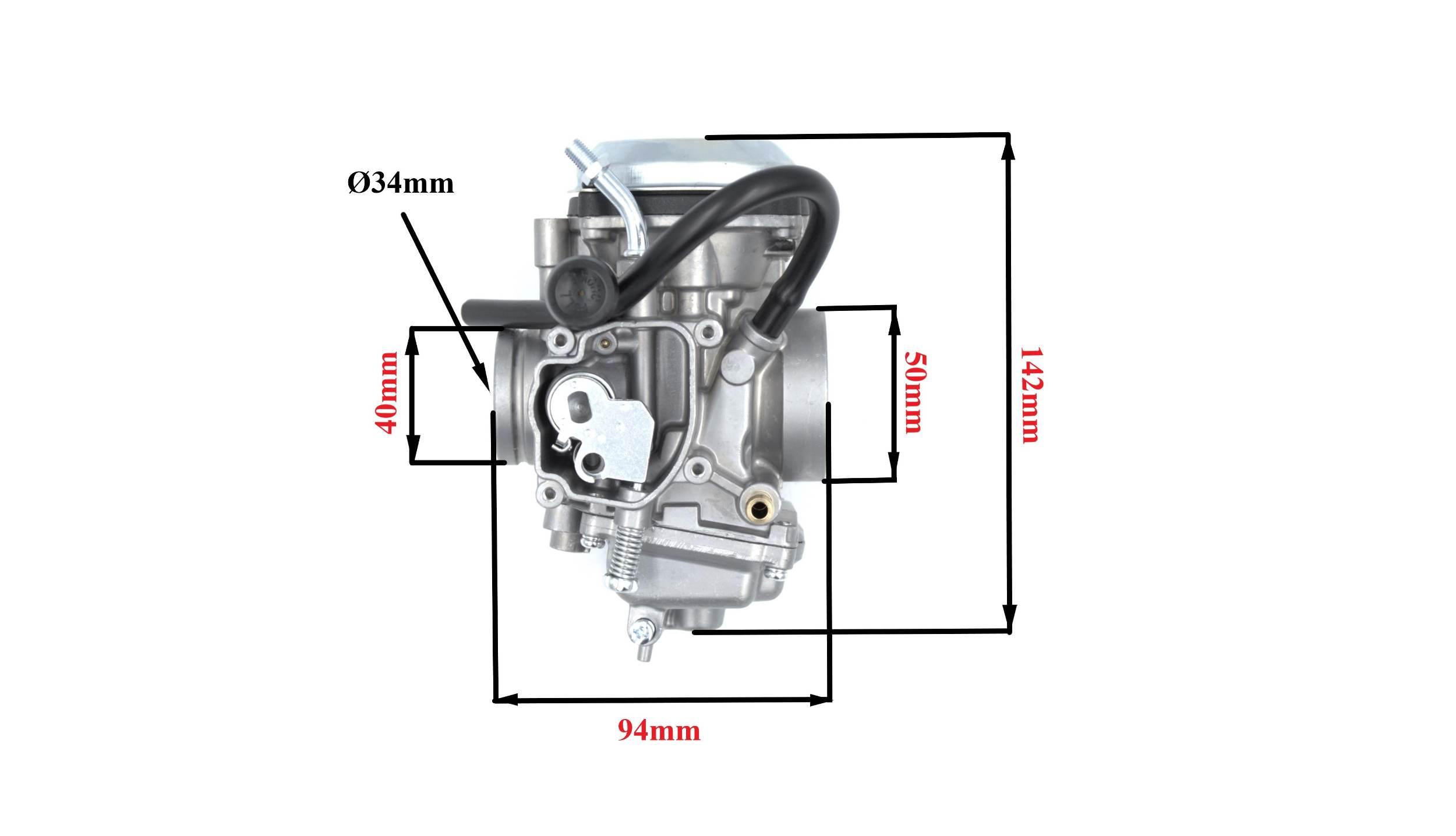 Gaźnik power force pd34j-k yamaha wolverine 350 yfm350 95-05 - zdjęcie 2